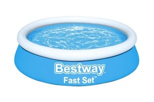 Stabu baseins bērniem Bestway Fast Set, 183x51 cm, zils cena un informācija | Baseini | 220.lv