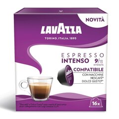 Lavazza „Espresso Intenso“, 16 Dolce Gusto aparātam piemērotas kaps. cena un informācija | Kafija, kakao | 220.lv