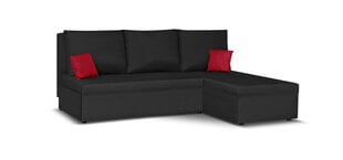 Universāls stūra dīvāns Bellezza Tom, melns cena un informācija | Stūra dīvāni | 220.lv