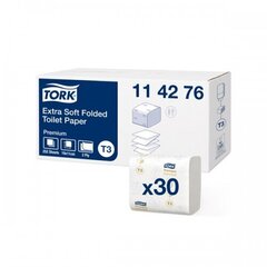 Tualetes papīrs PREMIUM SOFT BULK T3 sistēmai, iepakojumā 30 paciņas pa 252 loksnēm cena un informācija | Tualetes papīrs, papīra dvieļi | 220.lv