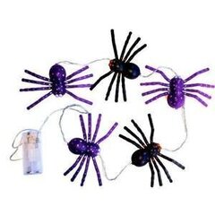 Гирлянда для Хэллоуина Spider 10LED цена и информация | Праздничные декорации | 220.lv