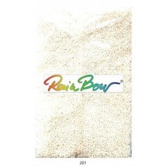 Stikla apaļas pērlītes 12/0 RainBow® 500 g, krāsa 201 cena un informācija | Rotu veidošana, pērļošana | 220.lv