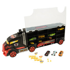 Smiki autopārvadātājs ar garāžu un piederumiem, 6604035 cena un informācija | Rotaļlietas zēniem | 220.lv
