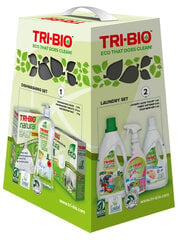 TRI-BIO trauku mazgāšanas līdzekļu komplekts cena un informācija | Trauku mazgāšanas līdzekļi | 220.lv