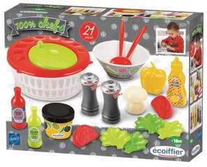 Rotaļlietu salātu pagatavošanas komplekts Simba Ecoiffier cena un informācija | Rotaļlietas meitenēm | 220.lv
