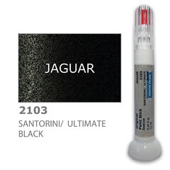 Krāsu korektors skrāpējumu korekcijai JAGUAR 2103 - SANTORINI/ULTIMATE BLACK 12 ml cena un informācija | Auto krāsas | 220.lv