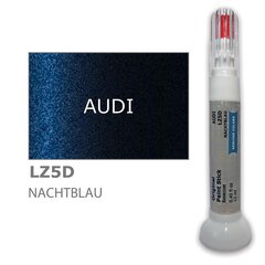 Krāsu korektors skrāpējumu korekcijai AUDI LZ5D - NACHTBLAU 12 ml cena un informācija | Auto krāsas | 220.lv