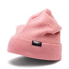 pink puma beanie