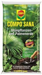 COMPO SANA Substrāts palmām un zaļiem augiem, 10L cena un informācija | Grunts, zeme, kūdra, komposts | 220.lv
