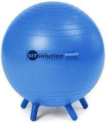 Sēdēšanas bumba Original PEZZI Sitsolution MAXAFE 55 cm, zila cena un informācija | Vingrošanas bumbas | 220.lv