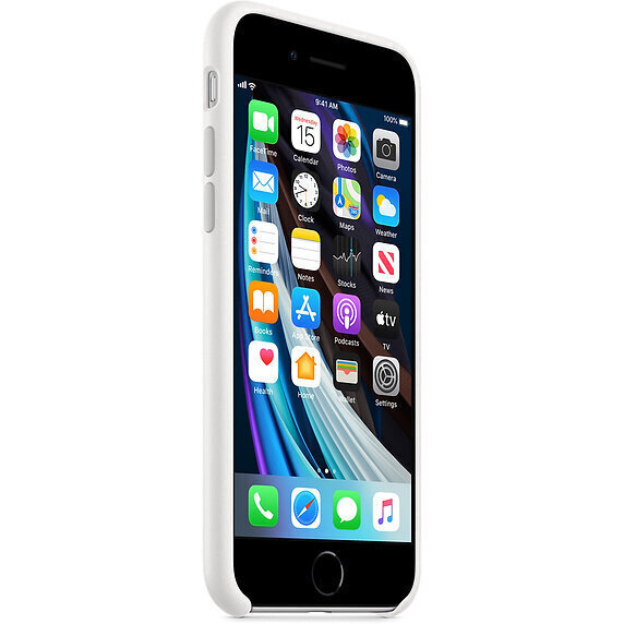 Apple Silicone Case, piemērots iPhone 7 / 8 / SE (2020), balts lētāk