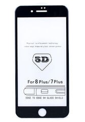 Ekrāna aizsargstikls Tempered glass 5D Full Glue Samsung G970 S10e Izliekts, Melns cena un informācija | Ekrāna aizsargstikli | 220.lv