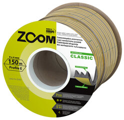 Blīvēšanas lente &quot;E&quot;, balta, Classic ZOOM, 150m cena un informācija | Izolācijas materiāli | 220.lv