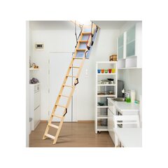 Koka bēniņu kāpnes Extra 4IQ 100 x 60 cm cena un informācija | Kāpnes | 220.lv