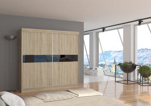 Skapis ADRK Furniture Malibu, ozola krāsas cena un informācija | Skapji | 220.lv