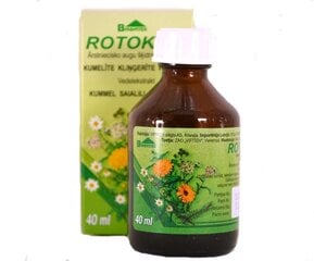 Rotokan kumelīšu, kliņģerīšu un pelašķu ekstrakts, škidrums, 40 ml cena un informācija | Vitamīni, preparāti, uztura bagātinātāji imunitātei | 220.lv