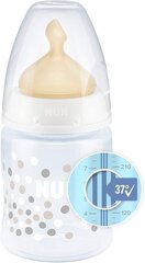 Polipropilēna pudelīte ar temperatūras kontroli NUK FC+, 150 ml, 0-6 mēn. cena un informācija | Bērnu pudelītes un to aksesuāri | 220.lv