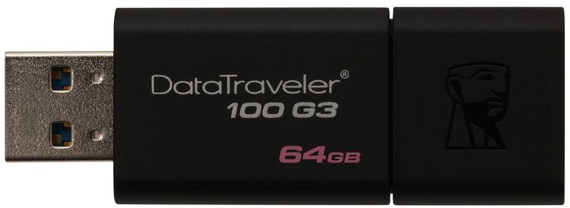 Zibatmiņa KINGSTON DataTraveler 100 G3 64 GB, USB 3.0 cena