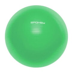 Vingrošanas bumba Spokey Fitball III ar pumpi, 75 cm, zaļa cena un informācija | Vingrošanas bumbas | 220.lv