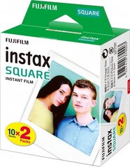 Пленка для моментальных фотоаппаратов FUJIFILM Instax Square Glossy, 2x10шт. цена и информация | Прочие аксессуары для фотокамер | 220.lv