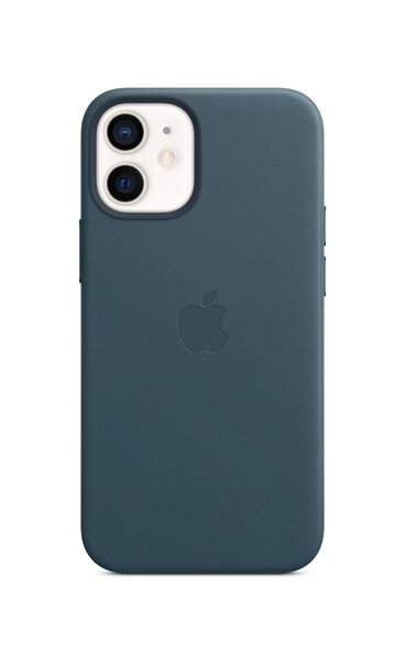 iPhone 12 mini Ādas maciņš ar MagSafe, Baltic Blue
