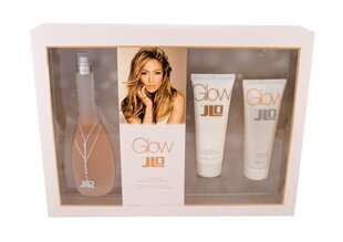Komplekts Jennifer Lopez Glow JLO: EDT sievietēm 100 ml + dušas želeja 75 ml + ķermeņa losjons 75 ml cena un informācija | Sieviešu smaržas | 220.lv