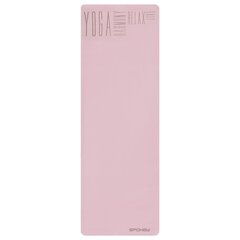 Jogas paklājiņš Spokey Hamsa II, 180x60x0,4 cm, rozā cena un informācija | Vingrošanas paklāji | 220.lv