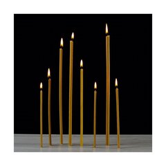Baznīcas vaska sveces dzeltenā krāsā „Danilovo”, Nr. 40, 50 gab.500 g cena un informācija | Baznīcas sveces, svečturi | 220.lv