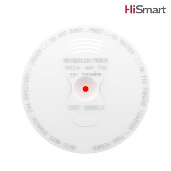 Bezvadu dūmu detektors HiSmart cena un informācija | Gāzes, dūmu detektori | 220.lv