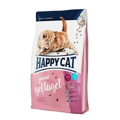 Happy Cat barība ar mājputnu jauniem kaķēniem Junior Geflugel 1,4 kg cena un informācija | Sausā barība kaķiem | 220.lv