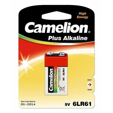 Camelion elements Plus Alkaline, 9 V, 6LR61, 1 gab. cena un informācija | Baterijas | 220.lv