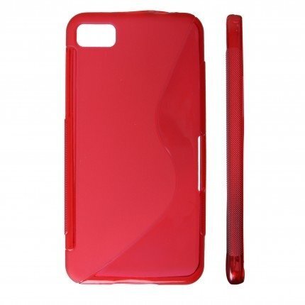 KLT Back Case S-Line Nokia 309 Asha gumijas/plastikāta telefona apvalks Sarkans cena un informācija | Maciņi, somiņas | 220.lv