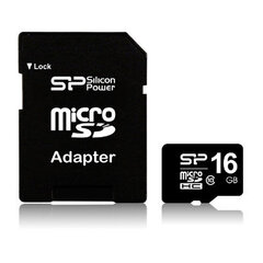 Silicon Power 16 GB, MicroSDHC, Flash me cena un informācija | Atmiņas kartes mobilajiem telefoniem | 220.lv