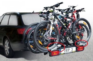 HAKR Trip Kola Middle adapteris 3 vai 4 velosipēdu pārvadāšanai cena un informācija | Velo turētāji | 220.lv