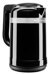 KitchenAid dizaina tējkanna 1,5 l 5KEK1565EOB (melns) cena un informācija | Elektriskās tējkannas | 220.lv