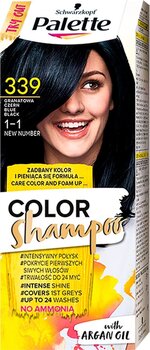 Krāsojošs matu šampūns Schwarzkopf Palette Color, 339 Blue Black cena un informācija | Matu krāsas | 220.lv