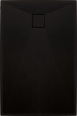 Deante granīta dušas paliktnis Correo nero, 120x80 cm cena un informācija | Dušas paliktņi | 220.lv