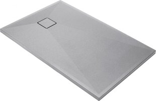 Deante granīta dušas paliktnis Correo metallic grey, 120x90 cm cena un informācija | Dušas paliktņi | 220.lv