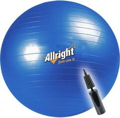 Vingrošanas bumba Allright 55 cm, zila cena un informācija | Vingrošanas bumbas | 220.lv
