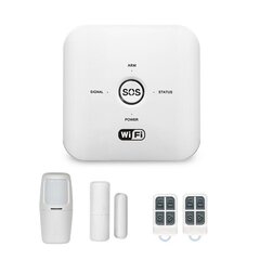 WIFI+GSM trauksmes komplekts WALE PR-JT-10DT ar bezvadu sensoriem cena un informācija | Signalizācijas | 220.lv