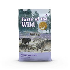 Taste of the Wild Sierra Mountain sausā suņu barība bez graudiem ar jēru, 12.2 kg cena un informācija | Sausā barība suņiem | 220.lv