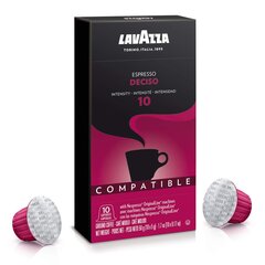 Kafijas kapsulas Lavazza Deciso Nespresso®, 10 gab. cena un informācija | Kafija, kakao | 220.lv