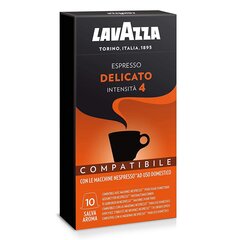 Kafijas kapsulas Lavazza Delicato Nespresso®, 10 gab. cena un informācija | Kafija, kakao | 220.lv