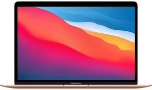 Apple MacBook Air 13" 256GB SWE, gold cena un informācija | Portatīvie datori | 220.lv