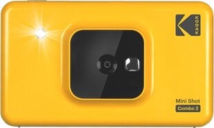 Kodak Mini shot Combo 2, Yellow cena un informācija | Momentfoto kameras | 220.lv