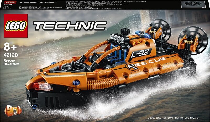 42120 LEGO® Technic Glābšanas transportlīdzeklis ar gaisa spilvenu cena un informācija | Konstruktori | 220.lv