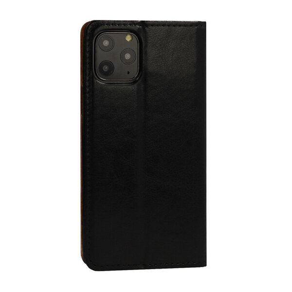 Samsung Galaxy S10E maciņš Leather Book, melns internetā