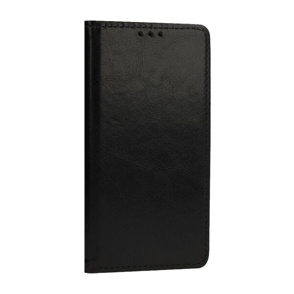 Samsung Galaxy Note 10 maciņš Leather Book, melns internetā