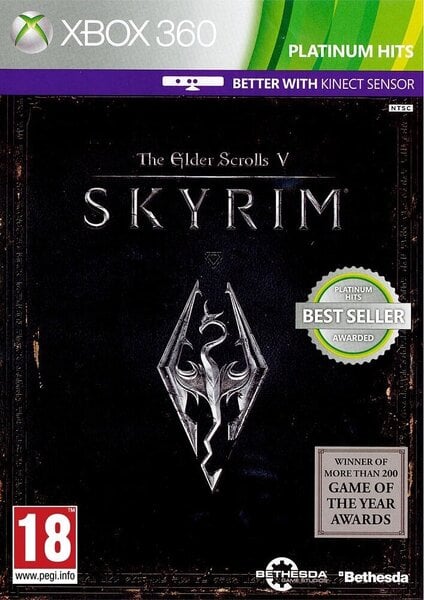 Xbox 360 Elder Scrolls V: Skyrim US Version cena un informācija | Datorspēles | 220.lv