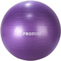 Vingrošanas bumba ar sūkni Proiron PRO-YJ01-8 55 cm, violeta cena un informācija | Vingrošanas bumbas | 220.lv